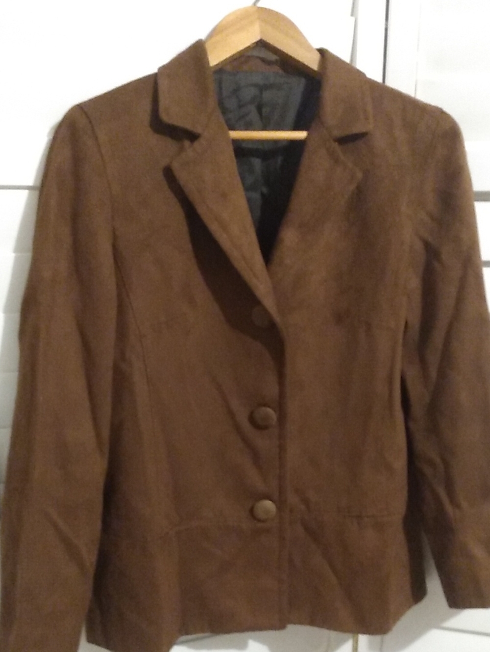 Chocolate Brown Suede Jacket